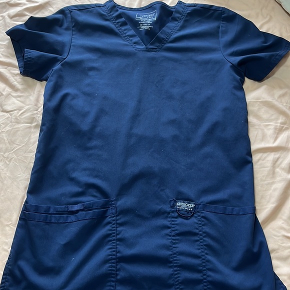 Cherokee Other Cherokee Revolution Stretch Navy Blue Scrub Set Xs Petite Poshmark